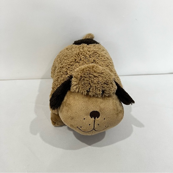 Pillow Pets Snuggly Puppy 18" Stuffed Animal Plush Lovey Brown Soft - Picture 4 of 9